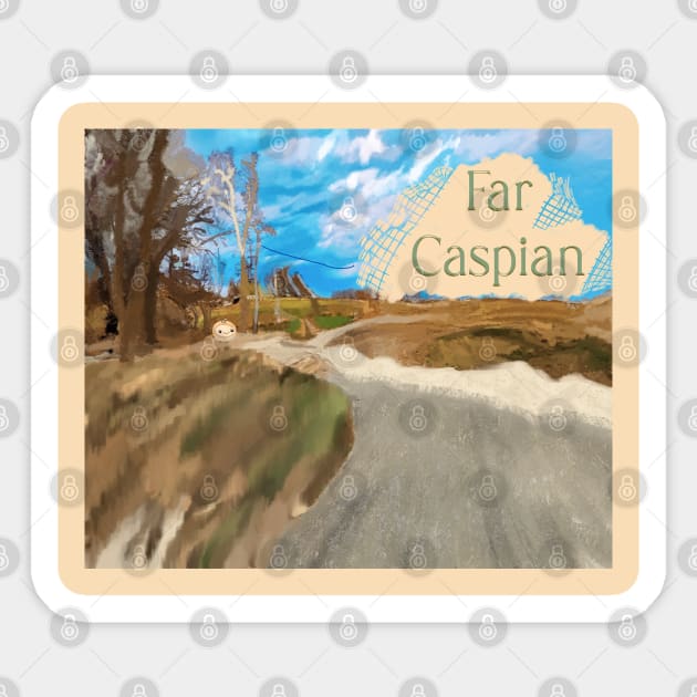 FAR CASPIAN Sticker by Noah Monroe